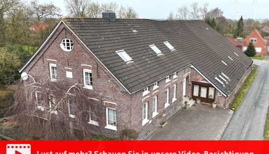 Bild von Denkmalgeschützer Gulfhof mit weiten Ländereien