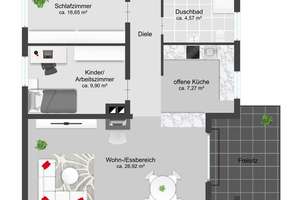 Eigennutzung im EG möglich! Vermietetes 3-Parteien-Haus auf sonnigem Eckgrundstück in ruhiger Lage – Die vollständige Adresse der Immobilie erhältst du vom Anbieter., 82166 Gräfelfing – Vorschaubild 15