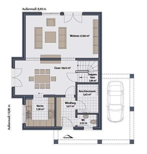 Grundriss Erdgeschoss