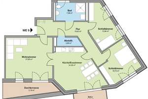 Schöne 4 Zimmer-Wohnung in Münster – 48159 Kinderhaus-West, Münster – Vorschaubild 2