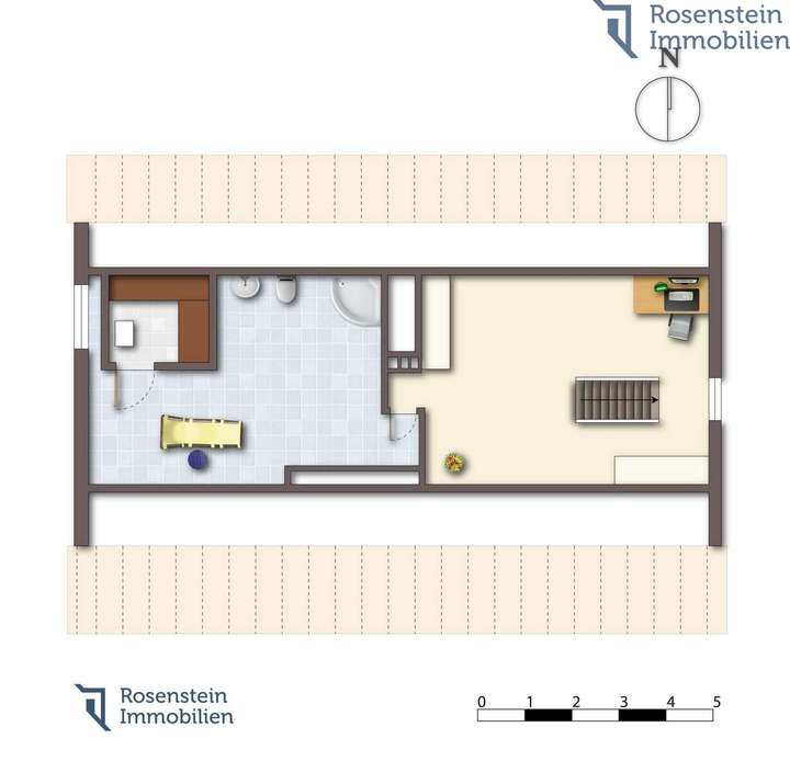 Grundriss DG möbliert