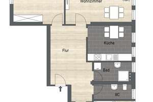 GROSSZÜGIGE 3-ZIMMERWOHNUNG (OHNE BALKON UND OHNE KELLER) – Die vollständige Adresse der Immobilie erhältst du vom Anbieter., 74078 Kirchhausen, Heilbronn – Vorschaubild 8
