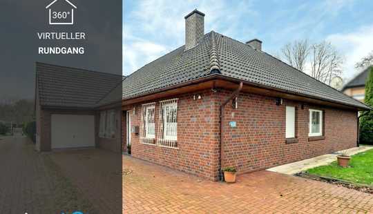Bild von Wohnen auf einer Ebene - Großzügiger Walmdachbungalow in Delmenhorst-Heidkrug 
