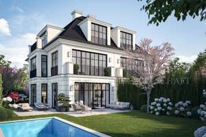 ELEGANTE NEUBAU-VILLENHÄLFTE IN BESTLAGE