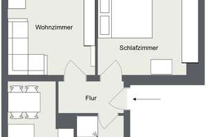 Eigennutzung oder attraktive Kapitalanlage: Sonnige 2-Zimmer Wohnung – Die vollständige Adresse der Immobilie erhältst du vom Anbieter., 70565 Dürrlewang, Stuttgart – Vorschaubild 17