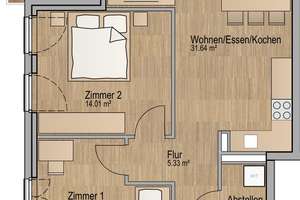 Barrierefrei und komfortabel: Moderne Neubauwohnung mit Aufzug (WHG 6) – Rheingoldstrasse 1, 65203 Biebrich, Wiesbaden – Vorschaubild 7