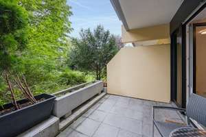Schönes 1-Zi Apartment mit West-Terrasse - Leopoldstraße - ruhig ins Grüne ausgerichtet – Leopoldstraße 253, 80807 Milbertshofen, München – Vorschaubild 7