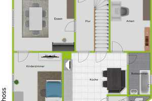 360° I Großzügiges Wohnhaus mit Stallung, Wirtschaftsgebäude und ca. 1.980 m² Grund sucht neuen Eige – Alb-Donau-Kreis – Vorschaubild 24