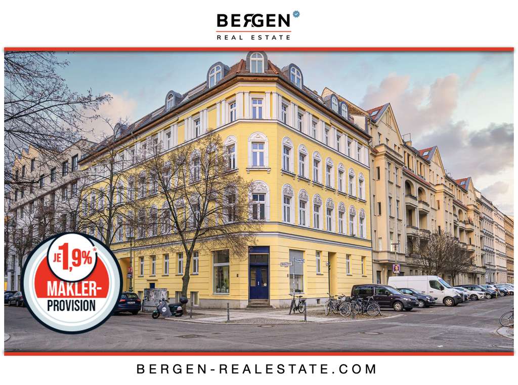Bezugsfreie und sanierte 3-Zimmer-Altbauwohnung mit Balkon in Berlin-Mitte