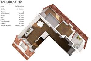 Freiwerdende Galeriewohnung zur Kapitalanlage mit Einbauküche und Balkon – Die vollständige Adresse der Immobilie erhältst du vom Anbieter., 1257 Niedersedlitz, Dresden – Vorschaubild 17