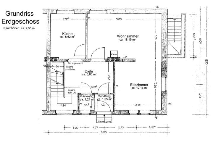 Grundriss Erdgeschoss