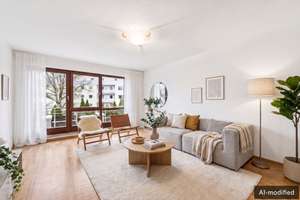 Helle 87m² Wohnung im kleinen Mehrparteienhaus mit zwei sonnigen Balkonen – Die vollständige Adresse der Immobilie erhältst du vom Anbieter., 81477 Solln, München – Vorschaubild 5