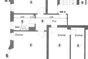 Helle stilvolle 2,5-Zimmer-Altbauwohnung mit Aufzug in Fürth – Naherholung im Rednitzgrund – Neumannstrasse 24, 90763 Südliche Südstadt, Fürth – Vorschaubild 14