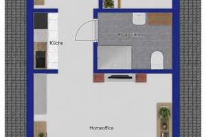 Freistehendes Ziegelhaus am Grafental – großes Grundstück, Kamin mit Gestaltungspotenzial – 40235 Flingern Nord, Düsseldorf – Vorschaubild 10