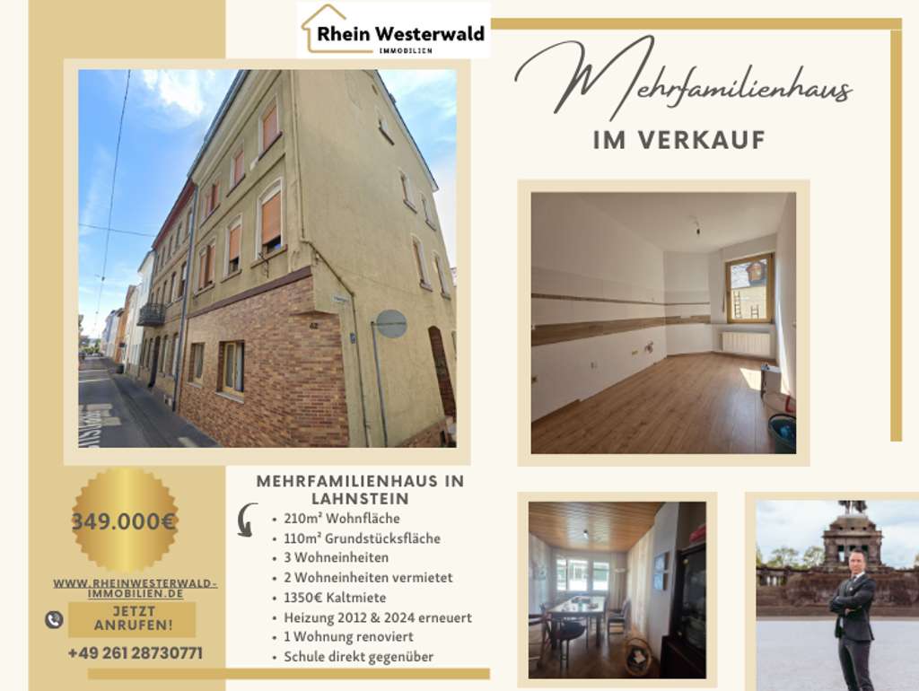 Immobilie in Lahnstein - Historisches Mehrfamilienhaus mit moderner Technik und klarem Entwicklungspotenzial - Bild 0