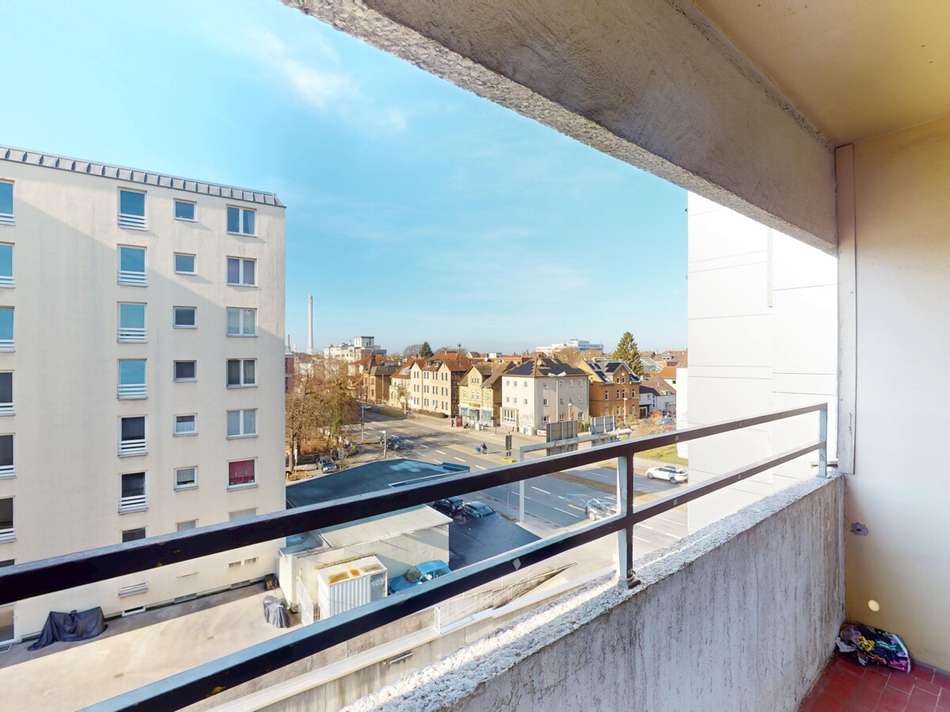 Ausblick vom ersten Balkon