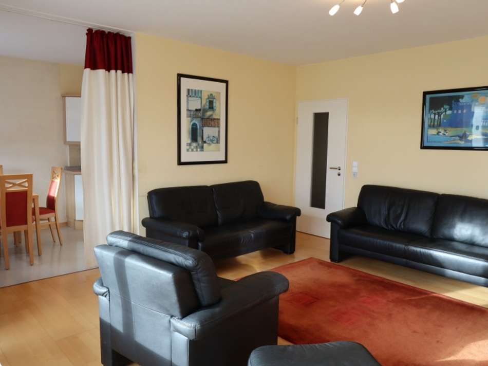 Wohnbereich und Essen