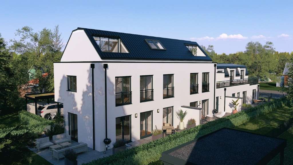 Immobilie in Ottobrunn - Neubau: Modernes Reihenendhaus ruhig und zentral in Ottobrunn - REH3 - Bild 0