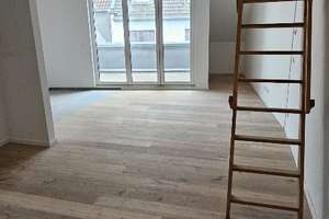  Energetischer Neubau: Hochwertiges 1 Zimmer Maisonette-Studio mit Logia