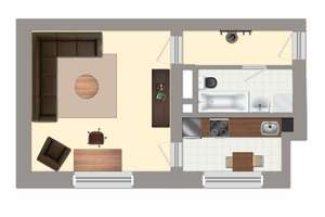 Geräumige 1-Zimmer-Wohnung mit Einbauküche! – Halberstädter Straße 30, 39112 Sudenburg, Magdeburg – Vorschaubild 8