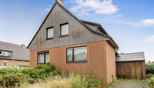 Bild von Bremen Burg-Grambke: Freistehendes Einfamilienhaus mit Einliegerwohnung und Garage in begehrter Lage