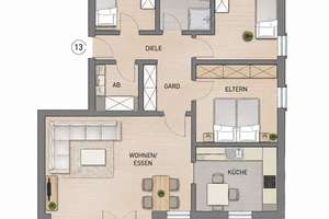 +++PLATZ ZUM LEBEN – 4-ZIMMER-WOHNUNG MIT BALKON UND TIEFGARAGE | IN-KOTHAU+++ – Die vollständige Adresse der Immobilie erhältst du vom Anbieter., 85053 Südost, Ingolstadt – Vorschaubild 14