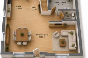 Modernes Neubau-Einfamilienhaus mit 144 m² – energieeffizient, lichtdurchflutet, familienfreundlich – Mohnweg 19, 88094 Oberteuringen – Vorschaubild 5