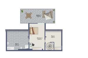Exklusive Maisonette-Wohnung mit Dachterrasse – stilvoller Erstbezug – Die vollständige Adresse der Immobilie erhältst du vom Anbieter., 76189 Daxlanden, Karlsruhe – Vorschaubild 17