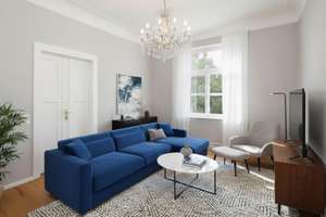 Renoviert und bezugsfrei: Stilvolle 4-Zimmer-Altbauwohnung in Elbnähe! – 1307 Johannstadt-Nord, Dresden – Vorschaubild 2