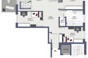 Exklusive 4-Zimmer-Wohnung mit Terrasse und eigenem Gartenanteil! – Gelnhäuser Straße 66, 63505 Main-Kinzig-Kreis – Vorschaubild 12
