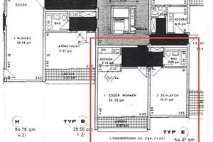 Helle, modernisierte 2 Zimmer-Wohnung mit Loggia, Einbauküche & Stellplatz in ruhiger Lage – 55246 Mainz-Kostheim, Wiesbaden – Vorschaubild 12
