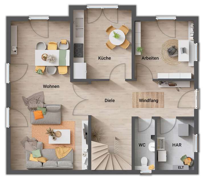 Grundrissbeispiel EG