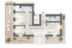 ** Penthouse-Feeling – Wohnen über den Dächern - Erstbezug im Neubau - 2,5 Zimmer - ab 01.12.2026 ** – Kohlenstraße 27, 4107 Zentrum-Südost, Leipzig – Vorschaubild 19
