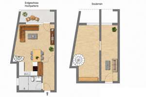 Maisonette-Wohnung in Berlin-Frohnau | Loggia, wohnlich ausgebautes Souterrain & Stellplatz – Die vollständige Adresse der Immobilie erhältst du vom Anbieter., 13465 Frohnau, Berlin – Vorschaubild 28