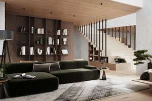 Architektonisches Meisterwerk über zwei Ebenen am Tegeler See – Design trifft Natur