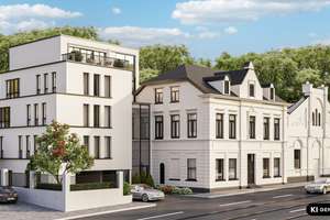 Dachgeschosswohnung mit zwei Balkonen in der denkmalgeschützten Löwenburg