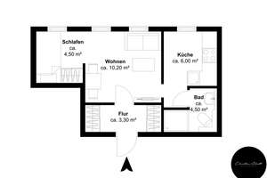 renovierte & attraktive 1-Raum Wohnung in Dölitz ab sofort zu vermieten – 4279 Dölitz-Dösen, Leipzig – Vorschaubild 12