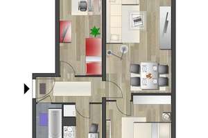 3-Raum-Wohnung mit Balkon in attraktiver Wohnlage – Stollberger Str. 19c, 9119 Kapellenberg, Chemnitz – Vorschaubild 5