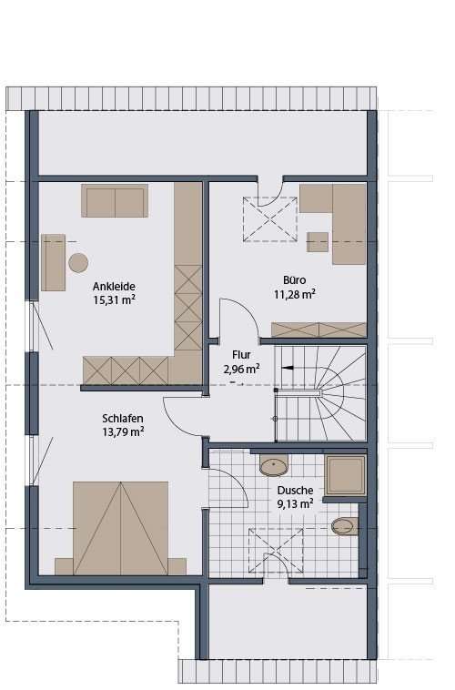 Grundriss Dachgeschoss