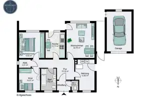 Solider Bungalow in ruhiger Lage von Jever - Rahrdum – Friesland (Kreis) – Vorschaubild 12