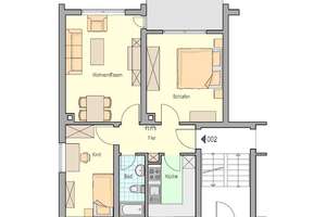 3-Zimmer-Wohnung im Erdgeschoss - WBS A Stadt Stuttgart erforderlich – 70437 Rot, Stuttgart – Vorschaubild 4