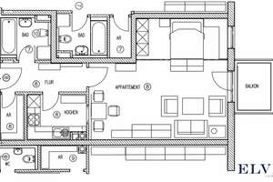 ELVIRA - Harlaching, ruhig gelegenes 1-Zimmer-Apartment in unmittelbarer Nähe zur Isar. – Die vollständige Adresse der Immobilie erhältst du vom Anbieter., 81545 Harlaching, München – Vorschaubild 7