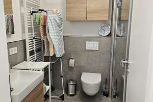 Schicke voll-ausgestattete 1-Zimmer Wohnung im 6. OG zur Untermiete in München-Haidhausen – Regerstraße 0, 81541 Obere Au, München – Vorschaubild 7