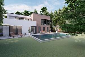 Architektenvilla am Waldrand - Bauhausbungalow mit Dachterrasse, Doppelgarage und exklusiver Privats – Die vollständige Adresse der Immobilie erhältst du vom Anbieter., 51429 Bensberg, Bergisch Gladbach – Vorschaubild 2