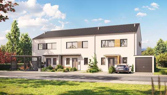 Bild von NEUBAU, Reihenmittelhaus, Schlüsselfertig, Süd-West Garten
