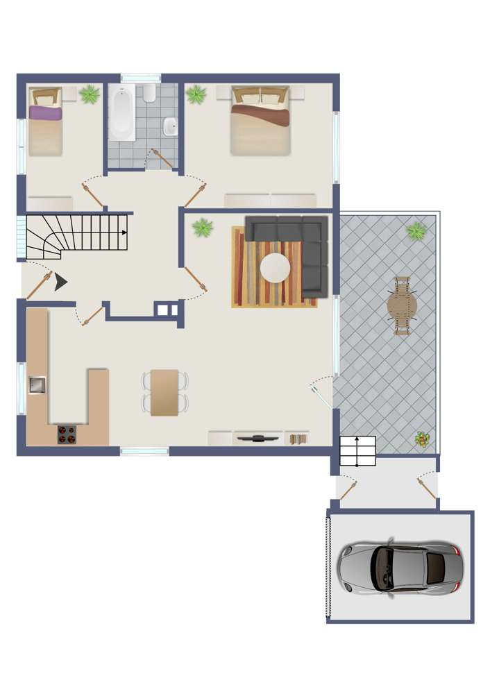 Grundriss Erdgeschoss