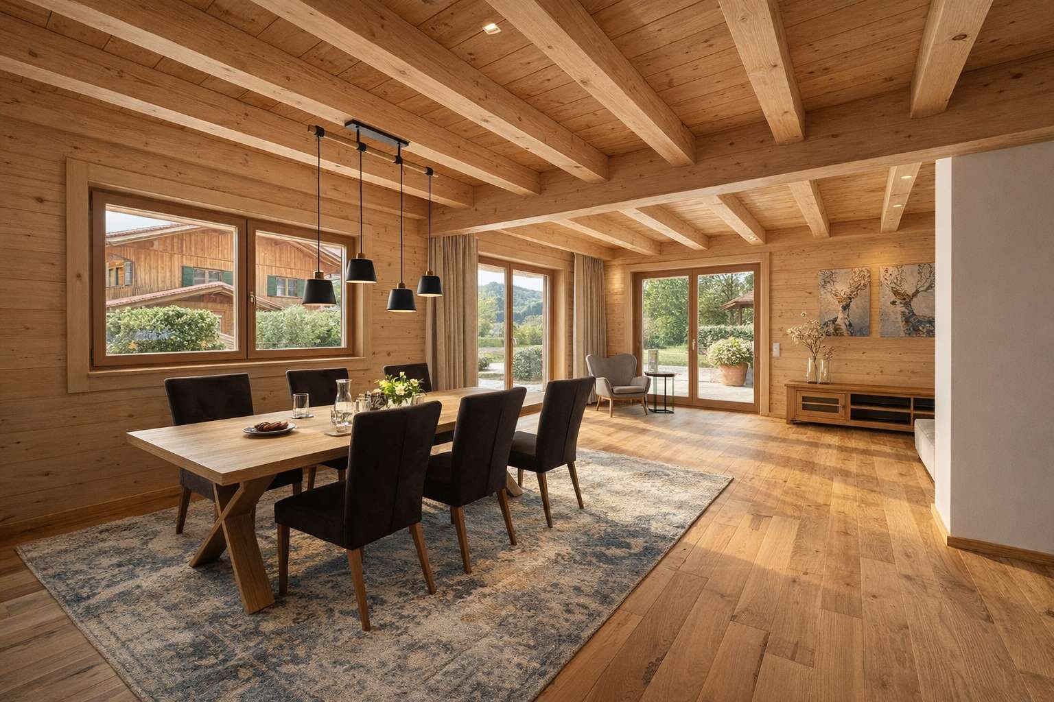 Immobilie in Gmund - Exklusives Bio-Blockhaus mit alpinem Charme und modernem Wohnkomfort - Bild 2