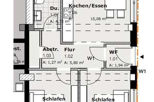 EG-Wohnung zentral gelegen in Münster – Die vollständige Adresse der Immobilie erhältst du vom Anbieter., 48151 Pluggendorf, Münster – Vorschaubild 6