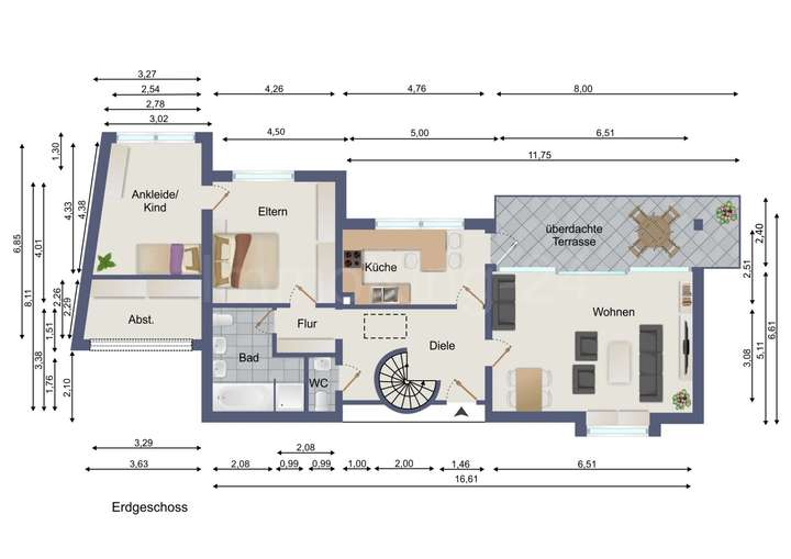 GRUNDRISS ERDGESCHOSS