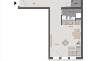Moderne 4-Zimmer-Wohnung mit Einbauküche – Die vollständige Adresse der Immobilie erhältst du vom Anbieter., 68305 Käfertal, Mannheim – Vorschaubild 3